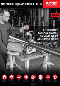 Maszyna do cięcia rur model PC 116 RIDGID