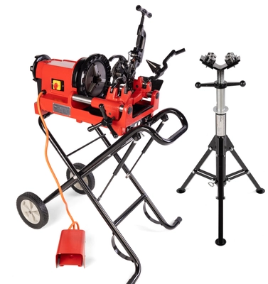 SUPER PROMO Gwintownica / gwinciarka do rur 2 '' GTronic 2 + Wózek + Stojak