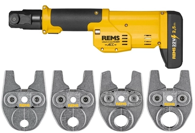 Zaciskarka REMS MINI-PRESS S 22 V ACC 578016 + TH16-20-26-32