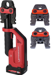 Zaciskarka ROMAX COMPACT 3 2.0AH/18V z ładowarką + Zestaw 3 szczęk M15-22-28 CAS