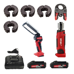 Zaciskarka Virax Viper® L2X Cas System + Zacisk Główny, LED, Wkładki TH16, TH20, TH26, TH32