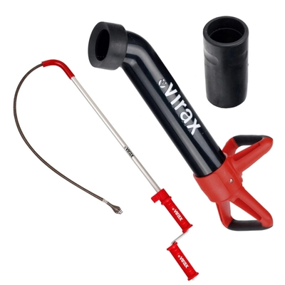 Przepychacz laskowy WC  + pompa do udrażniania ssąco-tłocząca Virax