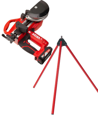 Giętarka akumulatorowa  elektryczna przenośna 18V Eurostem® III do stali nierdzewnej + trójnóg