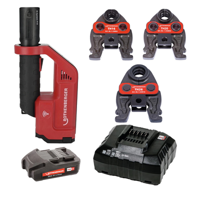 Zaciskarka ROMAX® COMPACT 3 2Ah CAS + TH16, TH20, TH26