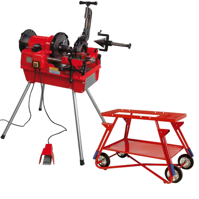 Virax Gwintownica do 4" + Wózek składany