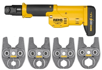 Zaciskarka REMS MINI-PRESS S 22 V ACC 578016 + V15-18-22-28