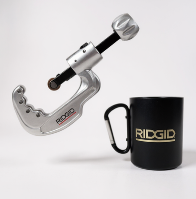 Obcinak inox 65S RIDGID 6-65mm + legendarny kubek RIDGID