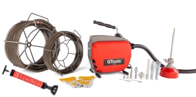 Przepychacz do rur kanalizacji G-TOOLS 150A 8/16/22mm + Rothenberger ROPUMP