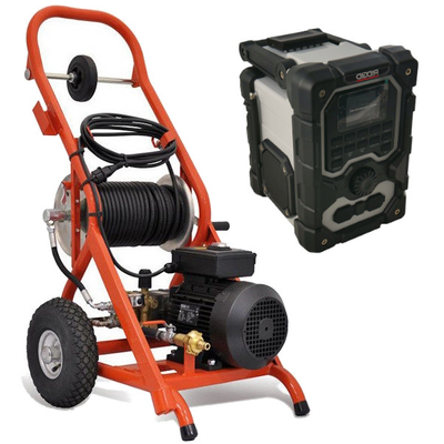 Przepychacz Ciśnieniowy KJ-1590  32-150 mm + RADIO